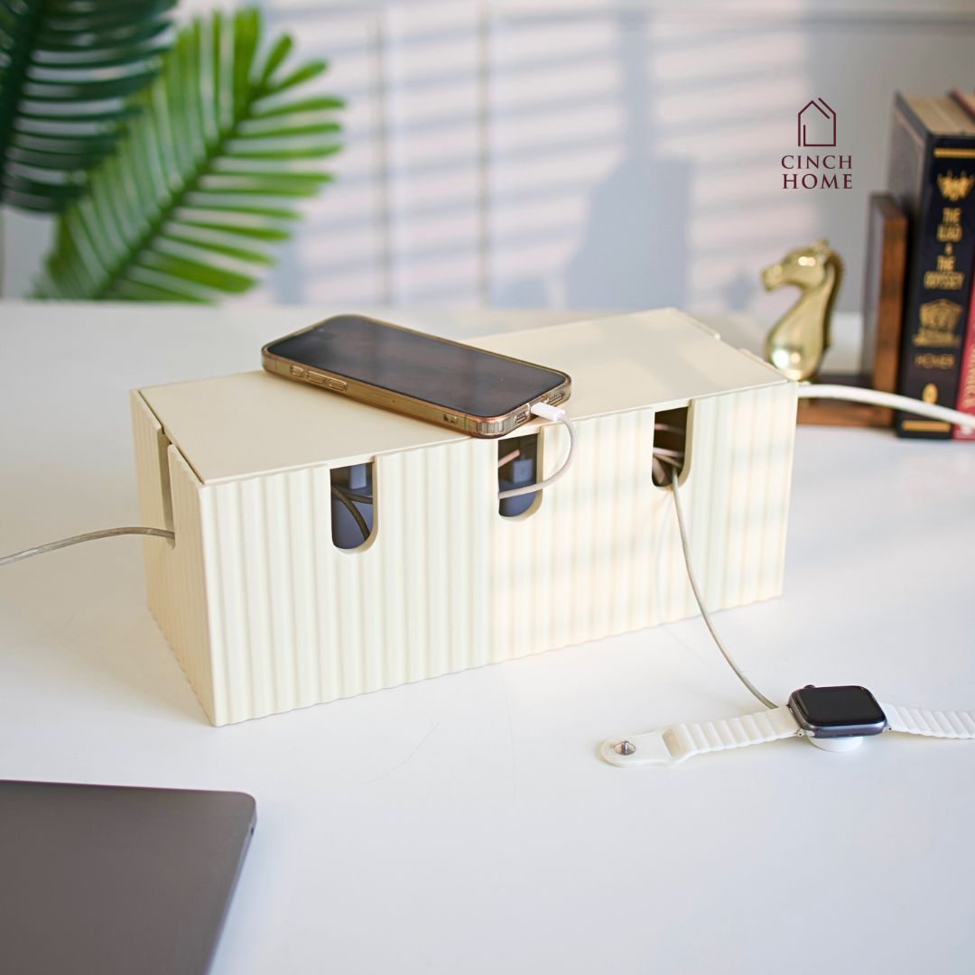 wire organizer, fluted MDF wire organizer, cable organizer box, modern wire organizer, wooden wire organizer, fluted cable management box, MDF cable organizer, desk wire organizer, home office wire management, stylish cable organizer, hidden cable organizer box, wire organizer for TV unit, wooden cable box, eco-friendly wire organizer, minimalist wire organizer, pen holder, card holder, desk accessories, desk organiser