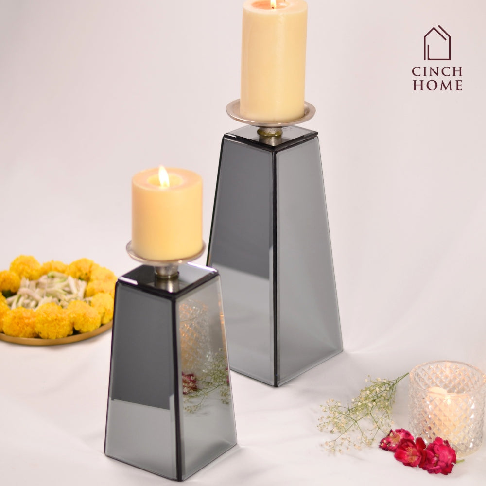 Royale Mirror Candle Stand: Large
