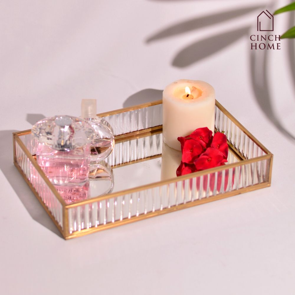 Dressing Organisers| Dressing table trays| |Organisers| bathroom organisers| Bathroom trays|  | Serveware | Desert Platter | For birthday, tea party| pastry platter | Multipurpose Tray | Decorative Tray| Bathroom trays| Organizers online India| Decorative Trays online India | Premium trays online India | Shop trays online | Serving Trays Online India| Vanity trays| Vanity organisers| Glass Trays| ribbed glass trays| fluted glass trays| bar trays| centre table trays