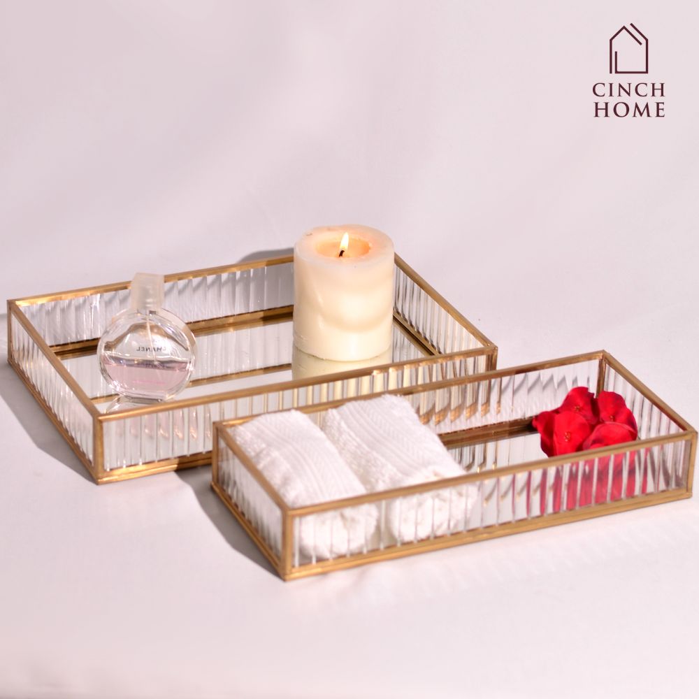 Dressing Organisers| Dressing table trays| |Organisers| bathroom organisers| Bathroom trays|  | Serveware | Desert Platter | For birthday, tea party| pastry platter | Multipurpose Tray | Decorative Tray| Bathroom trays| Organizers online India| Decorative Trays online India | Premium trays online India | Shop trays online | Serving Trays Online India| Vanity trays| Vanity organisers| Glass Trays| ribbed glass trays| fluted glass trays| bar trays| centre table trays