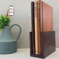 Book Shelf Wooden Chopping Boards– Set of 3 with Stand