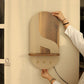 illuminated wall organizer, oval wall organizer, wall key holder, key holder with shelf, key holder with hooks, wall organizer with light, entryway organizer, wall shelf with hooks, ambient wall light, decorative wall shelf, towel hanger, wall mounted organizer, hallway organizer, foyer organizer, bedroom wall organizer, modern wall decor, luxury wall organizer, premium wall decor, wooden wall shelf, key hooks for wall, multifunctional wall organizer, Cinch Home wall organizer