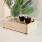 coffee table organizer, coffee table tray, sofa tray, serving tray, wooden serving tray, living room organizer, coffee table storage, 2 tier tray, serving tray with drawer, storage tray with drawer, multipurpose serving tray, table organizer,tea serving tray, coffee serving tray,snack serving tray, dry fruit serving tray,tea coffee organizer, remote organizer, tissue holder tray, cutlery organizer, living room accessories, modern home decor, functional home decor, decorative storage tray, gift, diwali gift