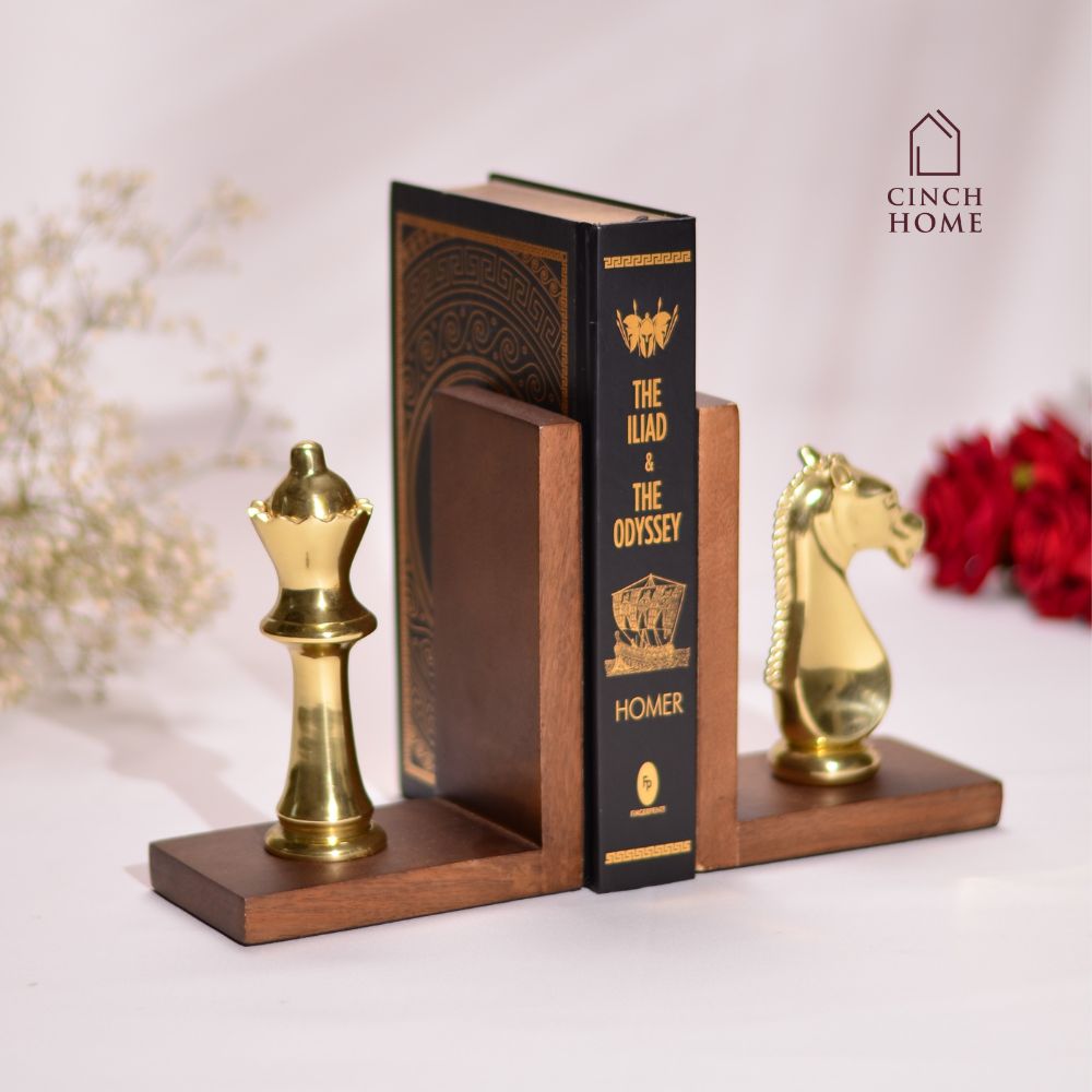 Buy Bookend online India | Wooden Bookend India | Metal Bookend India | Unique Bookend India| Book shelves India | Decorative bookend | book stopper India | Desk Accessories | Gift for readers| Vintage Bookends | unique home decor | home decor premium
