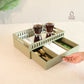 coffee table organizer, coffee table tray, sofa tray, serving tray, wooden serving tray, living room organizer, coffee table storage, 2 tier tray, serving tray with drawer, storage tray with drawer, multipurpose serving tray, table organizer,tea serving tray, coffee serving tray,snack serving tray, dry fruit serving tray,tea coffee organizer, remote organizer, tissue holder tray, cutlery organizer, living room accessories, modern home decor, functional home decor, decorative storage tray, gift, diwali gift