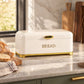 black bread box, bread storage container, bread box with lid, kitchen bread storage, bread bin for kitchen, black bread bin, bread storage box, premium bread box, luxury kitchen accessories, black and gold bread box, kitchen countertop organizer, bread keeper, bakery storage container, bread loaf holder, kitchen storage box, modern kitchen decor, countertop bread bin, food storage container, bread organizer, kitchen organization, housewarming gift, Diwali gift, Cinch Home Copy keywords