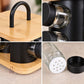 bamboo spice rack, rotating spice rack, spice rack with jars, 12 jar spice rack, glass spice jars, wooden spice rack, rotating masala rack, masala box organizer, kitchen spice organizer, spice jar set, spice storage rack, countertop spice rack, kitchen countertop organizer, stainless steel lid jars, Indian spice rack, masala storage containers, kitchen storage organizer, rotating kitchen organizer, herb and spice jars, pantry organizer, modern kitchen accessories, kitchen organization, Cinch Home Copy keywo