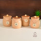 Ceramic canisters, Kitchen canister set| Tea, coffee, sugar canisters, Pickle storage jars, ceramic kitchen organization, Airtight containers, Decorative kitchen canisters, Glossy ceramic jars, Pantry storage solutions, Stylish kitchen essentials, home décor, kitchen essentials online india, kitchen jars online india