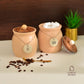 Ceramic canisters, Kitchen canister set| Tea, coffee, sugar canisters, Pickle storage jars, ceramic kitchen organization, Airtight containers, Decorative kitchen canisters, Glossy ceramic jars, Pantry storage solutions, Stylish kitchen essentials, home décor, kitchen essentials online india, kitchen jars online india