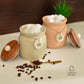 Ceramic canisters, Kitchen canister set| Tea, coffee, sugar canisters, Pickle storage jars, ceramic kitchen organization, Airtight containers, Decorative kitchen canisters, Glossy ceramic jars, Pantry storage solutions, Stylish kitchen essentials, home décor, kitchen essentials online india, kitchen jars online india