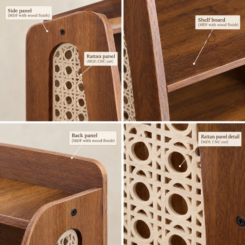 walnut wood shelf, cane shelf, wooden kitchen shelf, wall mounted kitchen shelf, countertop organiser, multipurpose shelf, kitchen spice rack, wooden spice rack, kitchen storage organiser, tea coffee station, coffee corner organiser, masala jar organiser, wooden countertop rack, cane furniture, walnut finish shelf, kitchen rack, space saving shelf, vanity organiser, desk organiser, home decor shelf, two tier shelf, modern kitchen accessories, kitchen organisation