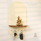 Arch Key Holder with Shelf
