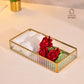 Fluted Glass Multipurpose Tray Small