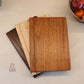 Book Shelf Wooden Chopping Boards– Set of 3 with Stand