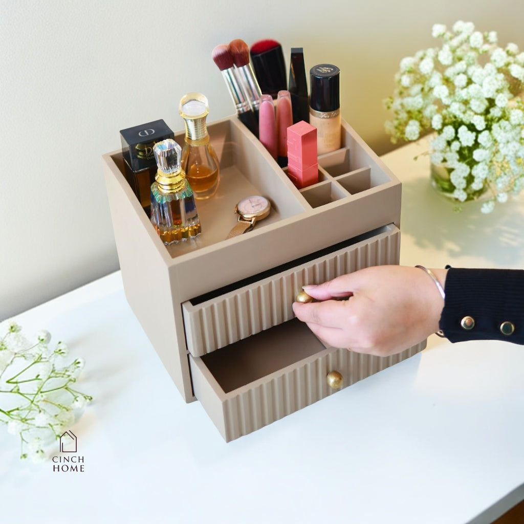 Make-up Organiser | Vanity Organiser| Beauty Organiser (with Louvre drawers)