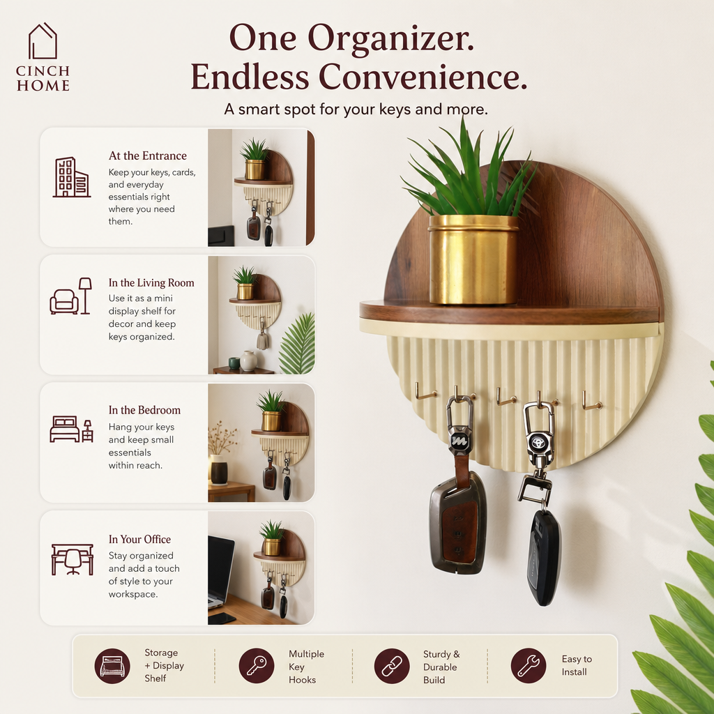 Key Holder for Wall, Wall Key Holder, Key Holder with Shelf, Wall Mounted Key Holder, Key Hanger for Wall, Key Rack for Wall, Key Organizer for Wall, Wooden Key Holder, Decorative Key Holder, Modern Key Holder, Entryway Organizer, Entryway Key Holder, Home Entrance Organizer, Wall Organizer, Key Holder with Hooks, House Key Organizer, Hallway Organizer, Home Organization, Wall Decor, Home Decor, Modern Home Decor, Premium Home Decor, Home Accessories, Living Room Decor, Space Saving Organizer, Decorative Sh