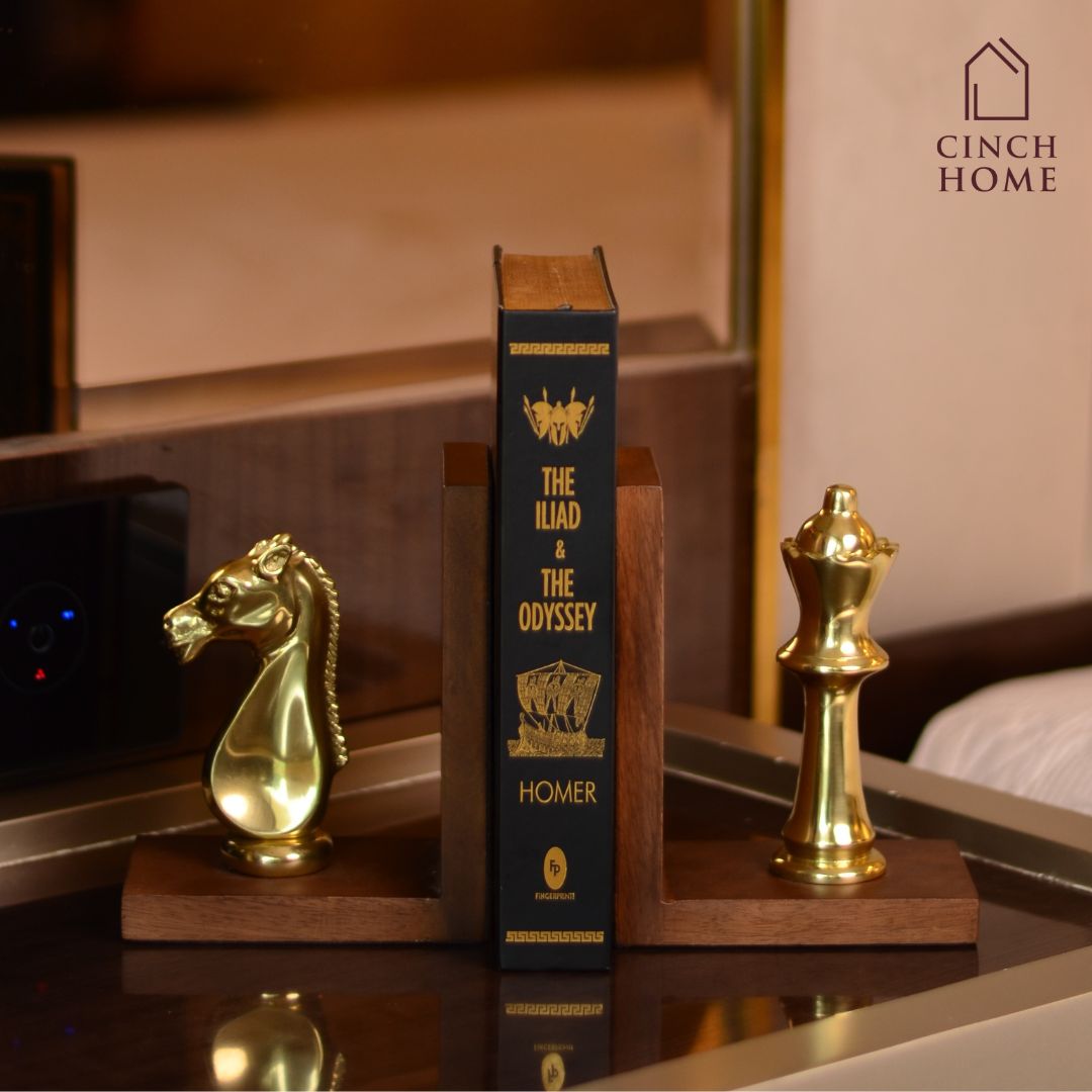 Buy Bookend online India | Wooden Bookend India | Metal Bookend India | Unique Bookend India| Book shelves India | Decorative bookend | book stopper India | Desk Accessories | Gift for readers| Vintage Bookends